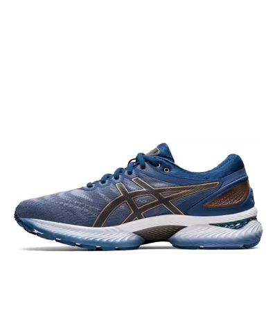 Asics Gel Nimbus 22 Mens Classic Glacier Grey Running Shoes 3