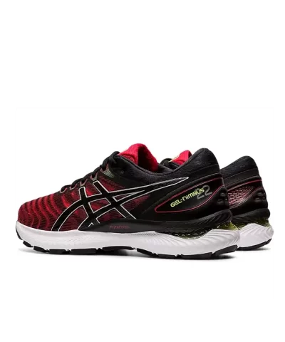 Asics Gel Nimbus 22 Mens Classic Red Black Running Shoes 1