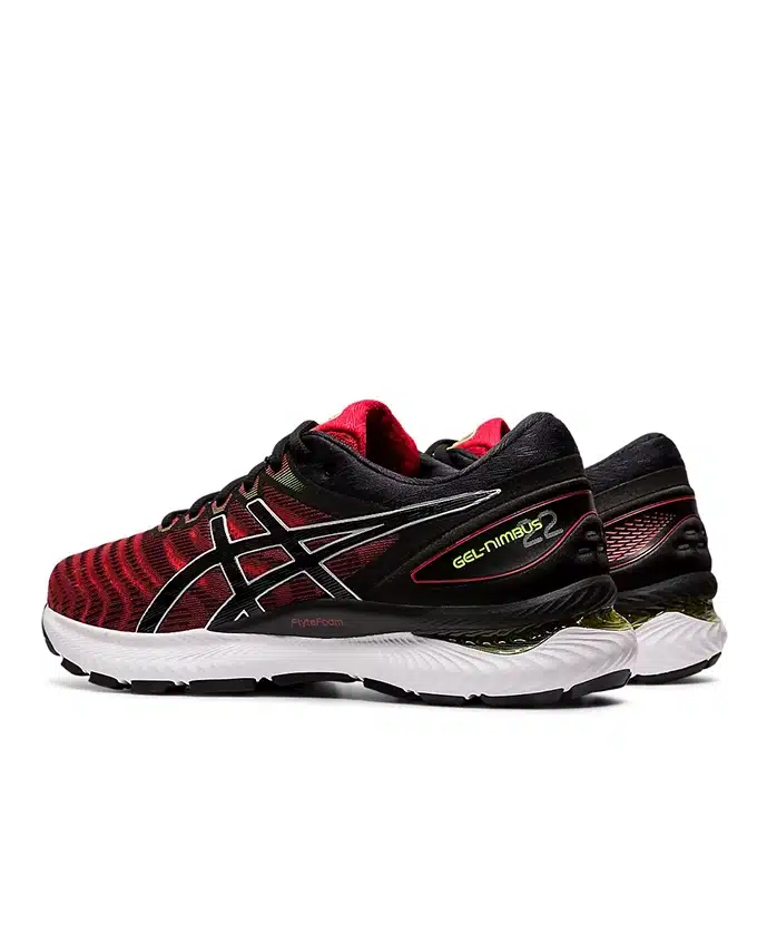 Alternative view of Asics Gel Nimbus 22 Men's Classic Red-Black Running Shoes