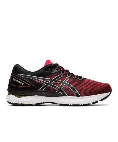 Asics Gel Nimbus 22 Men's Classic Red-Black Running Shoes-20307502