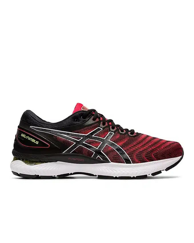 Asics Gel Nimbus 22 Men's Classic Red-Black Running Shoes-20307502