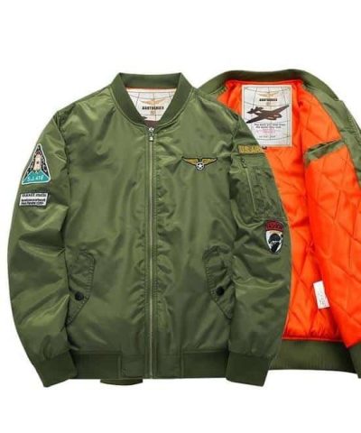 Alternative view of Asstseries Men's Military Bomber Jacket