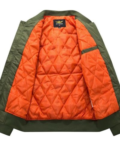 Asstseries Men's Military Bomber Jacket - Image 3