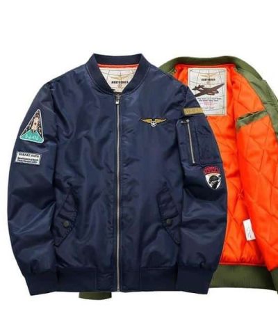Asstseries Men's Military Bomber Jacket - Image 6