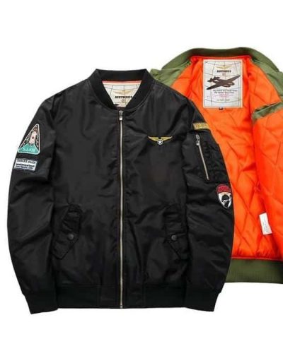 Asstseries Men's Military Bomber Jacket - Image 8