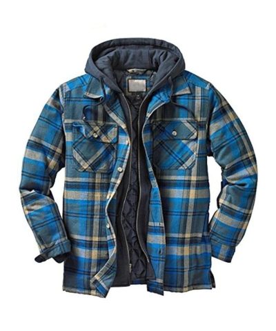 Asstseries Multicolor Cotton Plaid Hooded Shirt Jacket 1