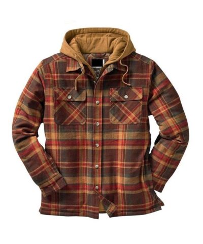 Asstseries Multicolor Cotton Plaid Hooded Shirt Jacket 3