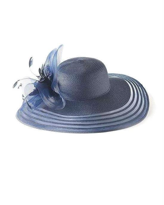 Alternative view of August Hats Camellia Wide Brim Hat