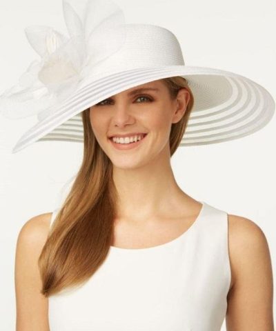 August Hats Camellia Wide Brim Hat-20226153