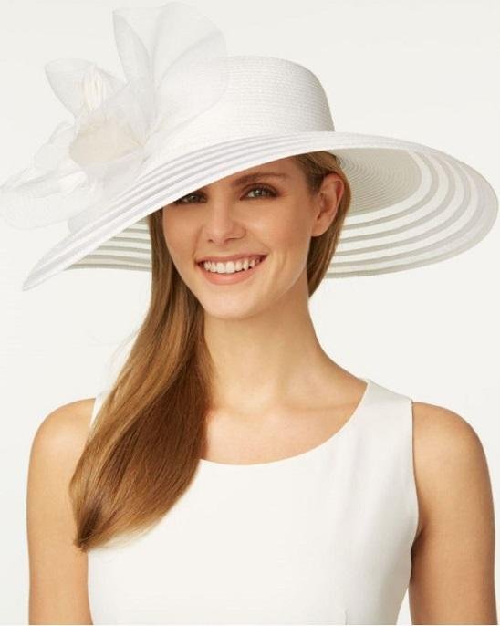 August Hats Camellia Wide Brim Hat-20226153