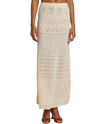 Ba & Sh Jena Cotton Knit Midi-Skirt-20237875