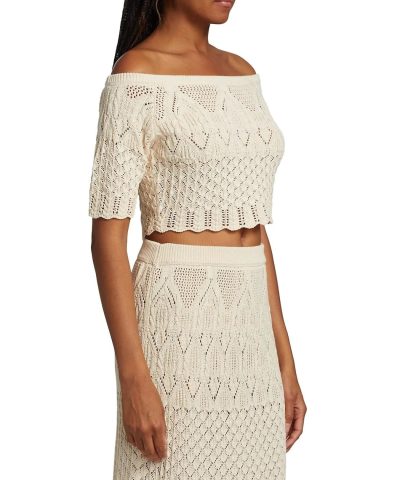 Ba Sh Jensen Cotton Knit Crop Top 1