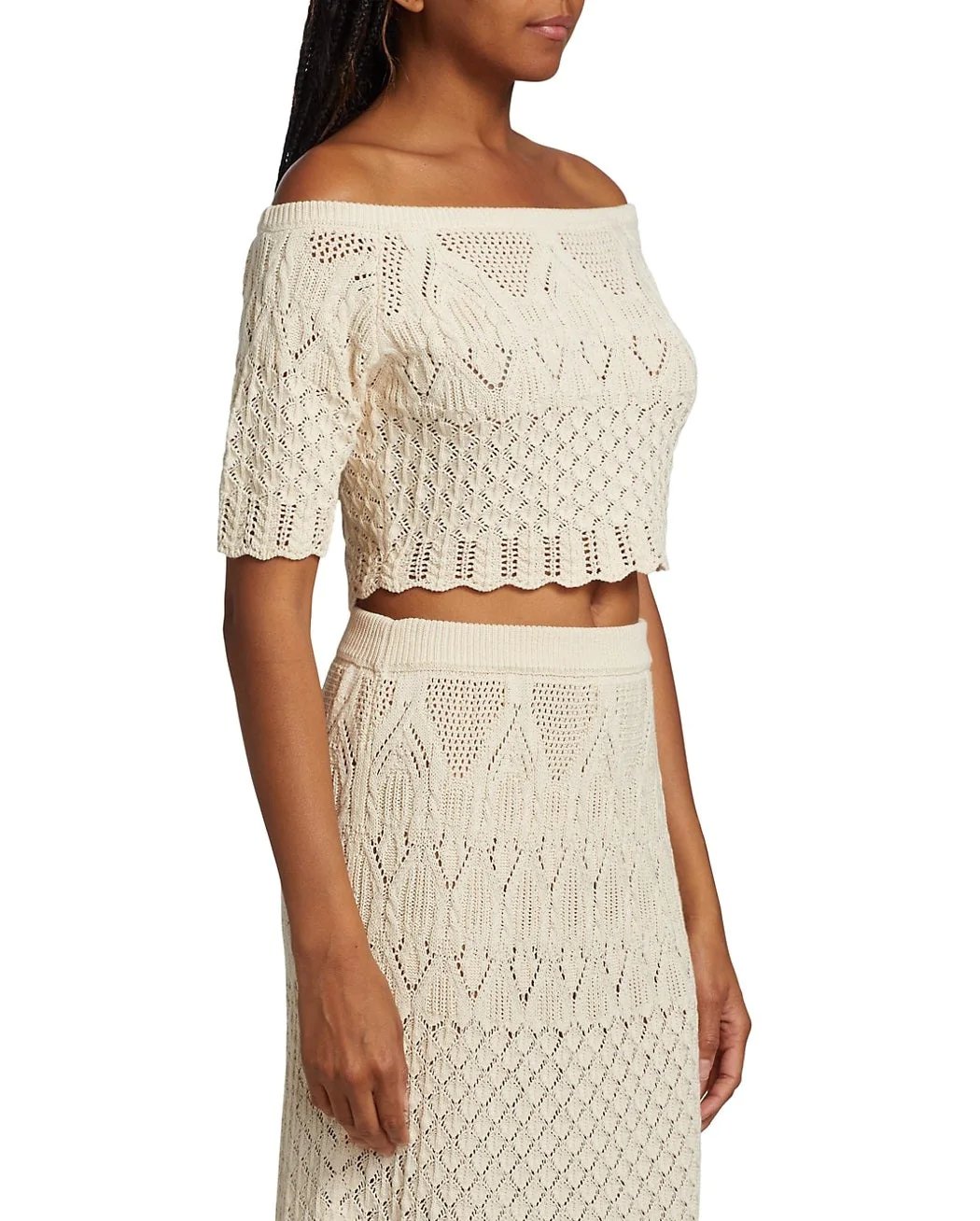 Alternative view of Ba & Sh Jensen Cotton Knit Crop Top