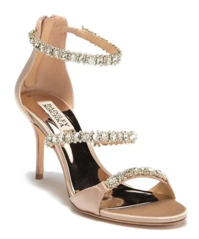 Badgley Mischka Yasmine Crystal Embellished Sandal 4