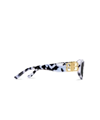 Balenciaga Dynasty D-Frame Sunglasses In White - Image 4