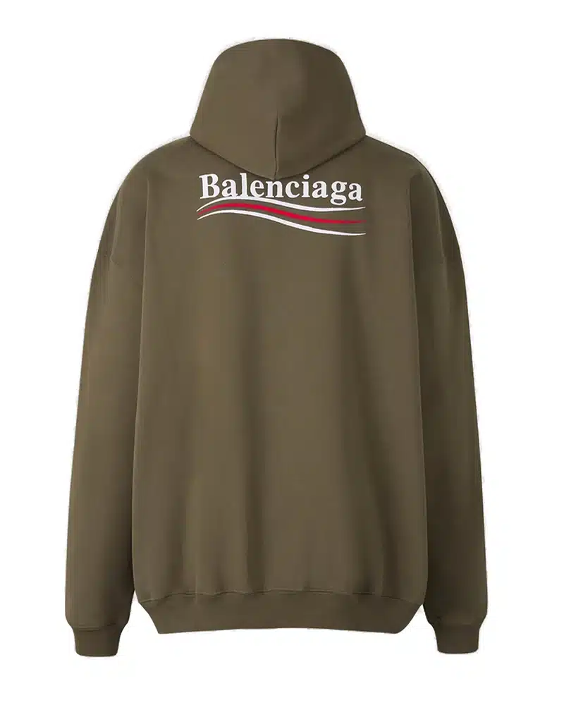Alternative view of Balenciaga Logo Embroidered Hoodie