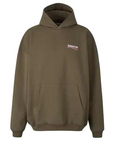 Balenciaga Logo Embroidered Hoodie-20308067
