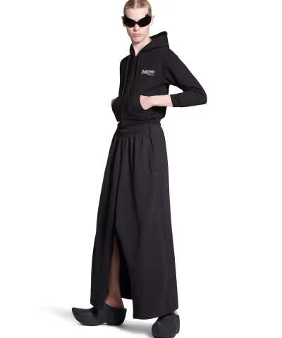 Balenciaga Men's Political Campaign Shrunk Zip-Up Hoodie - Image 4