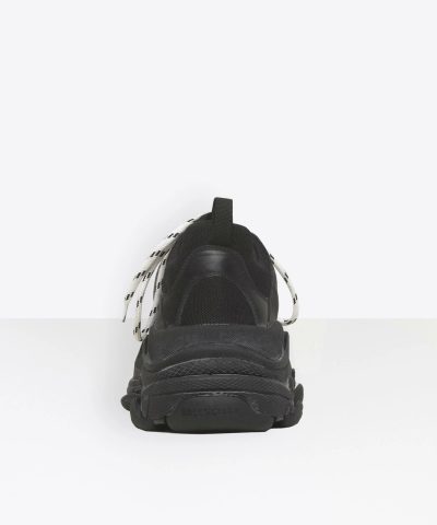 Balenciaga Mens Triple S Sneaker In Black 1