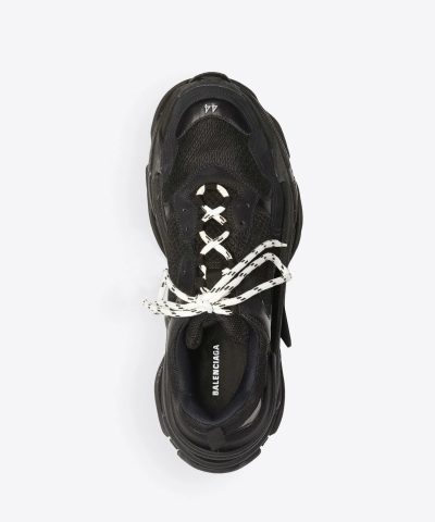 Balenciaga Mens Triple S Sneaker In Black 2