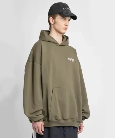 Balenciaga Sweatshirt In Green 1