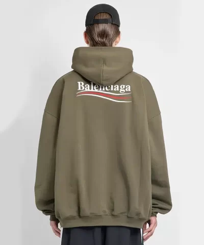Balenciaga Sweatshirt In Green 2
