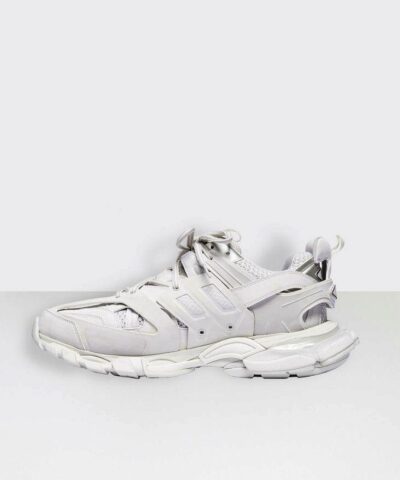 Balenciaga Track Trainers Track in White Mesh and Nylon-20272684