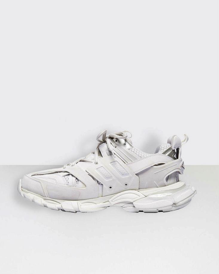 Balenciaga Track Trainers Track in White Mesh and Nylon-20272684