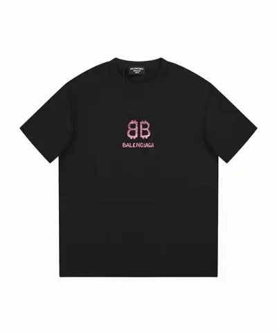 Balenciaga Unisex BB Logo T-Shirt-20308030