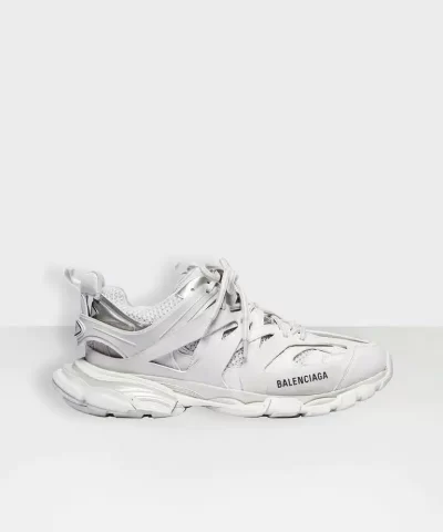 Balenciaga Women's Track Trainers Track in White Mesh and Nylon - Image 4