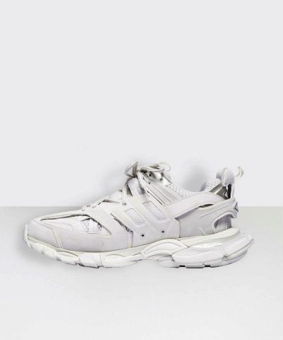 Balenciaga Women's Track Trainers Track in White Mesh and Nylon-20272669