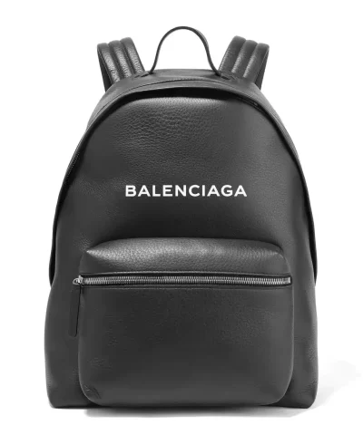 Balenciaga printed textured-leather backpack-20272755
