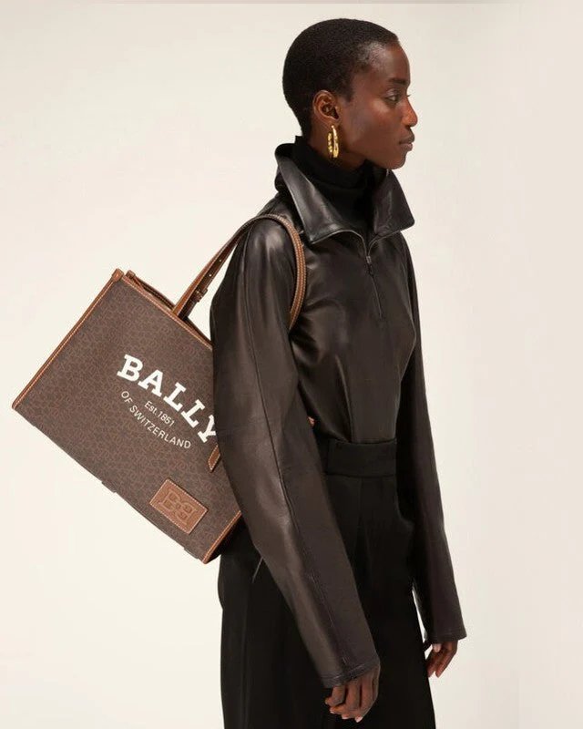 Alternative view of Bally Calie TPU Tote Bag In Brown
