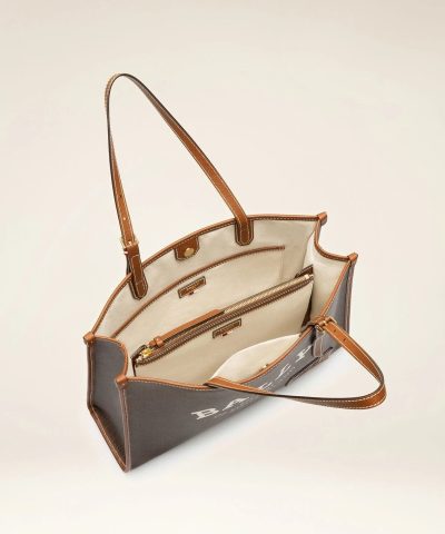 Bally Calie TPU Tote Bag In Brown 3