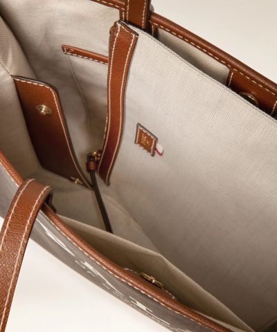 Bally Calie TPU Tote Bag In Brown 5