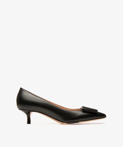 Bally Claudie Leather 45 Pumps In Black-20264421