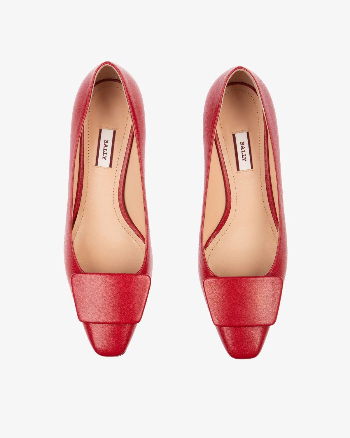 Alternative view of Bally Claudie Leather 45 Pumps In Red