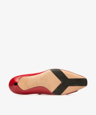 Bally Claudie Leather 45 Pumps In Red 4