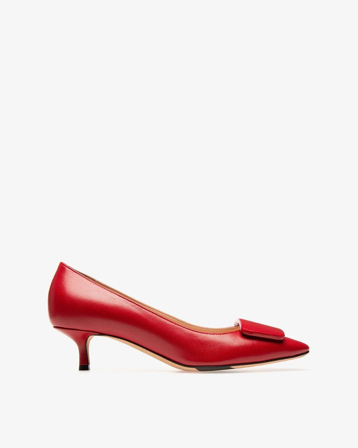 Bally Claudie Leather 45 Pumps In Red-20264407