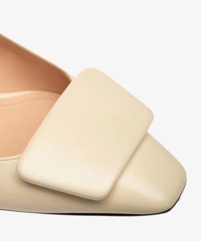 Bally Claudie Leather 45 Pumps In White 3 1