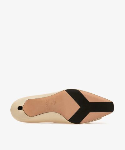Bally Claudie Leather 45 Pumps In White 4 1