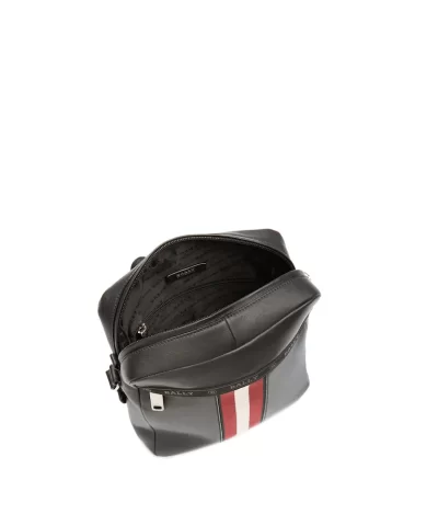 Bally Holm Leather Cross Body Bag In Black 3