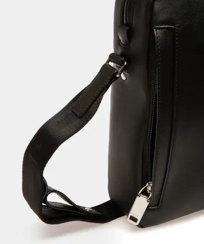 Bally Holm Leather Cross Body Bag In Black 4