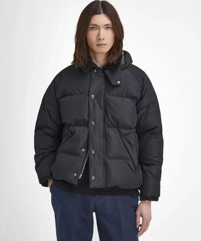 Barbour Men's Black Os Down Transport Jacket-20551317