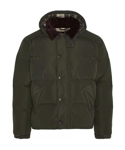 Barbour Mens Black Os Down Transport Jacket 6
