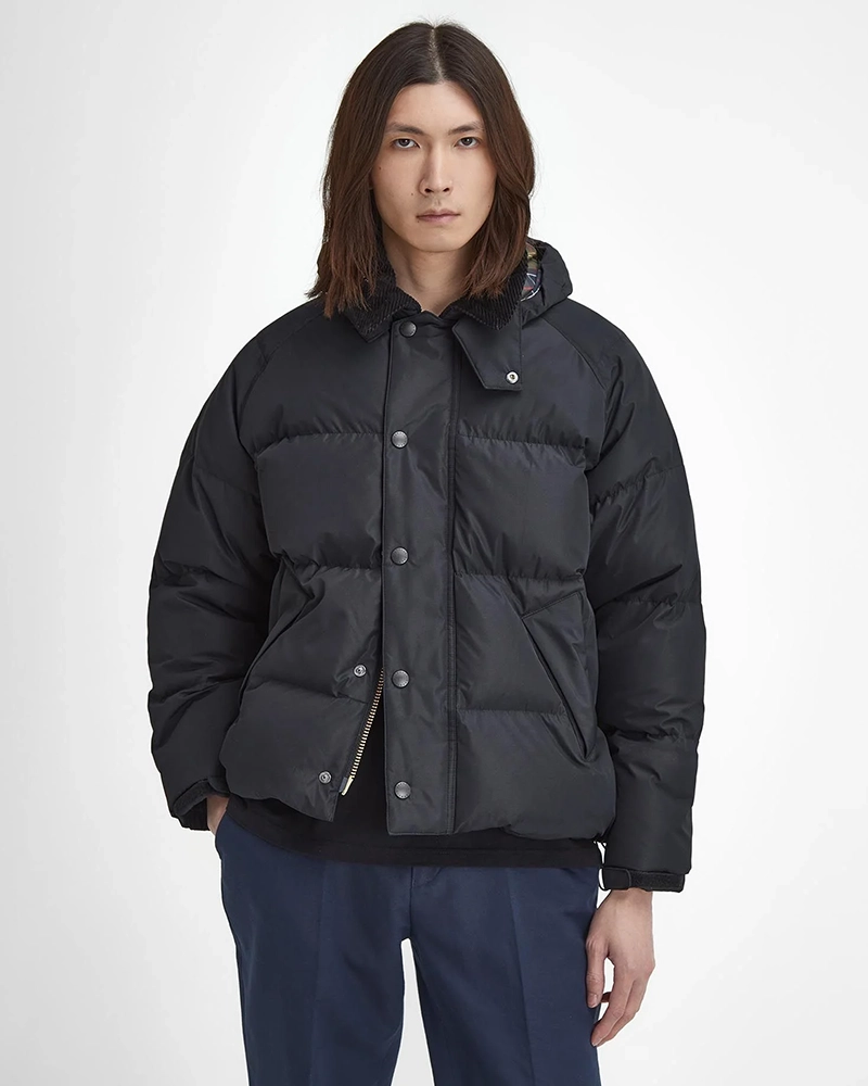 Barbour Men's Black Os Down Transport Jacket-20551317