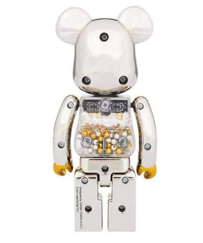 Bearbrick MY FIRST BE%40RBRICK INNERSECT 100 400 Set GoldSilver 1