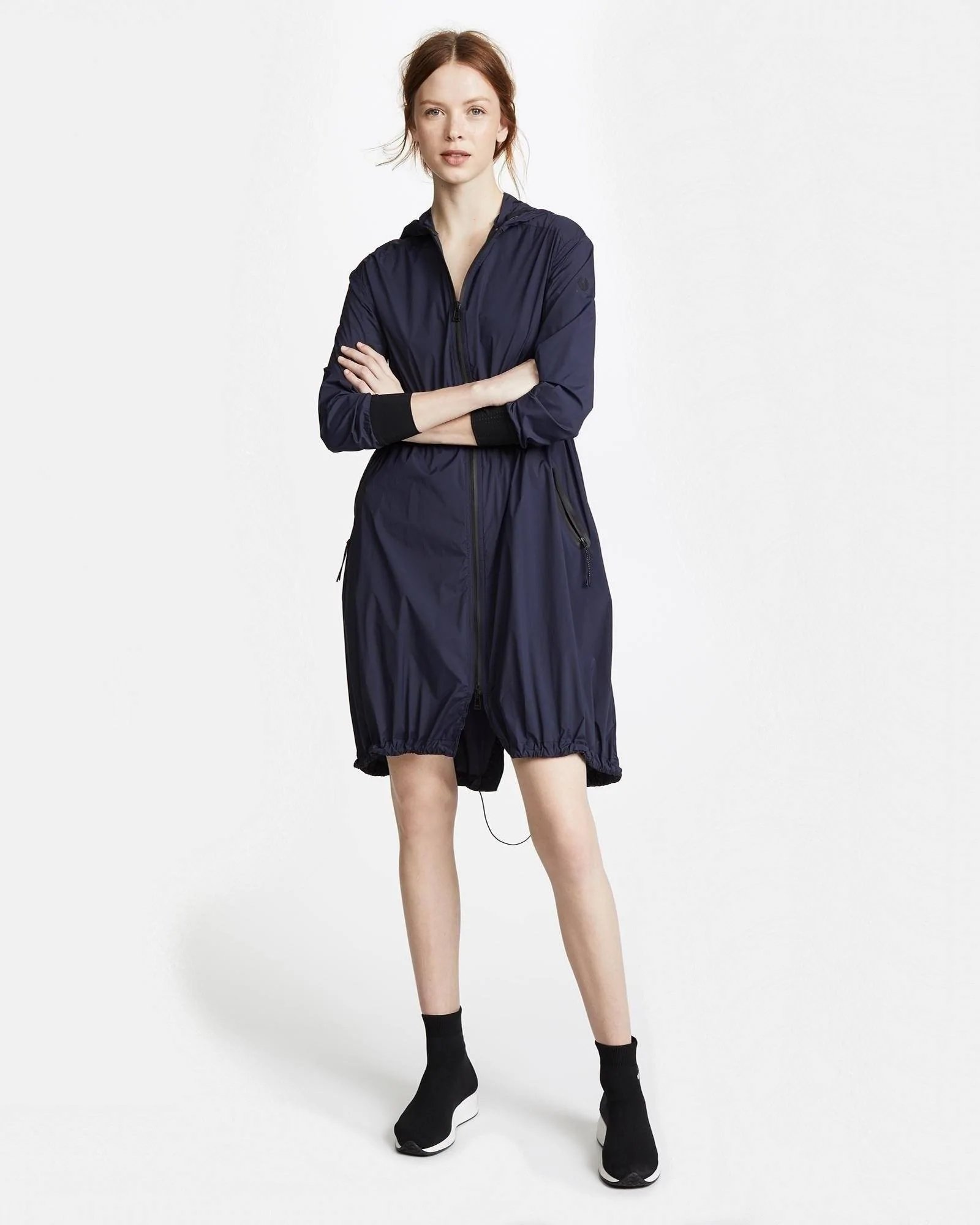 Alternative view of Belstaff Sphere Hooded Jacket In Admiral Blue