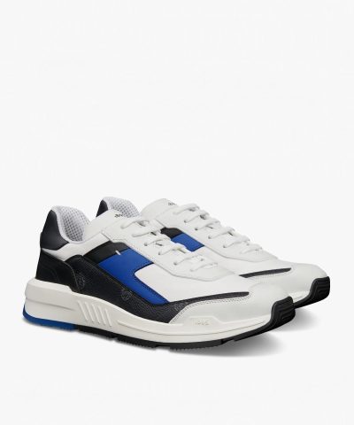 Berluti Men's Pulse Canvas and Leather Sneaker - Image 2