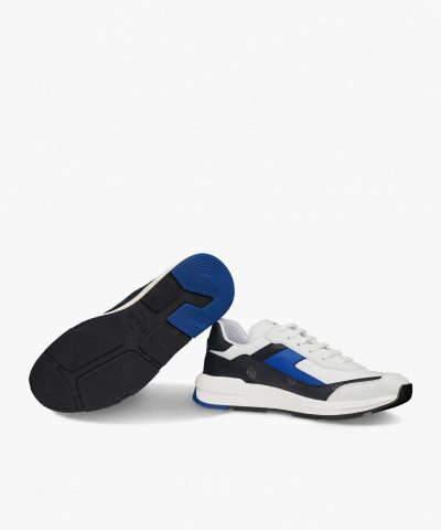 Berluti Men's Pulse Canvas and Leather Sneaker - Image 4